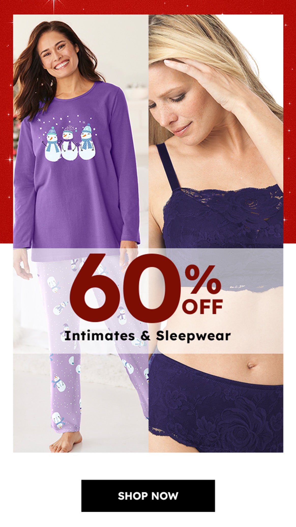  Flash Sale 60% off Select items shop now